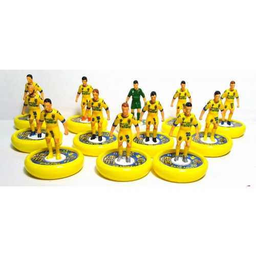 Subbuteo Andrew Table Soccer Hellas Verona away kit 2019-20 on WSB Professional bases